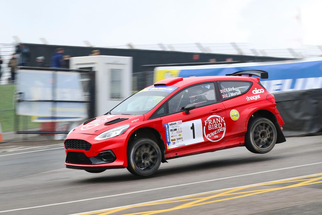 Frank Bird/Jack Morton in their Ford Fiesta Rally2