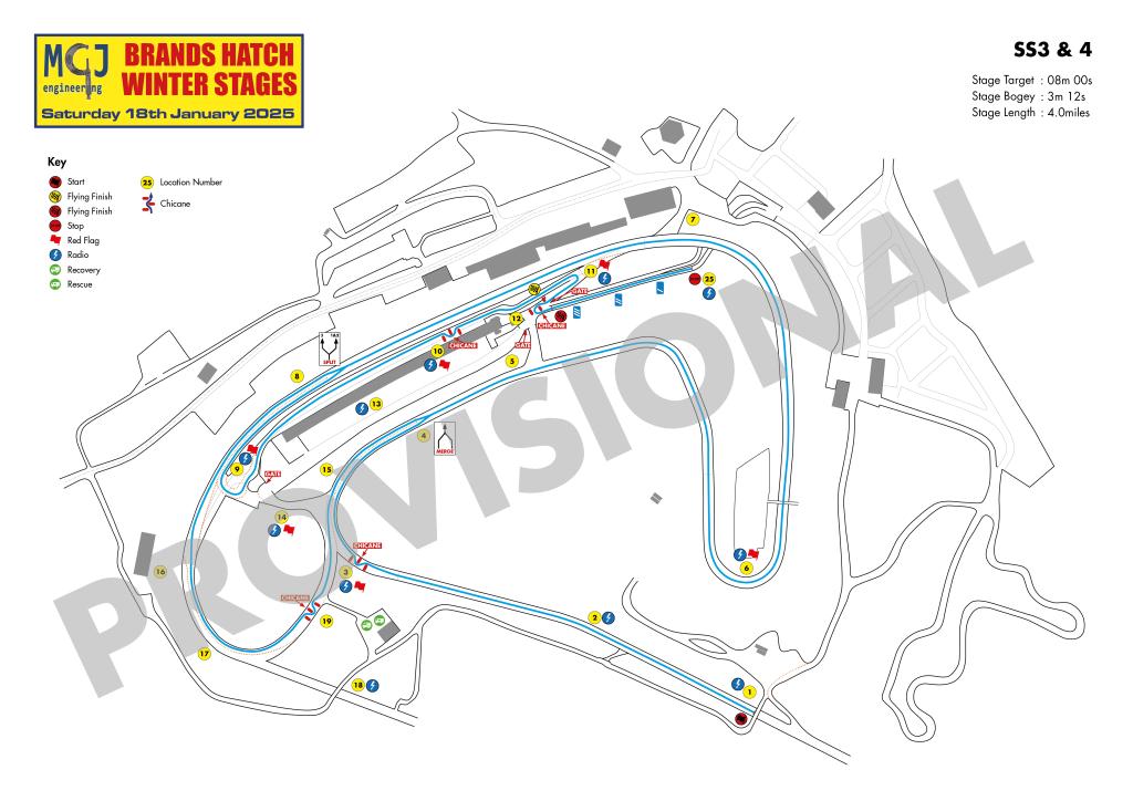 Sample draft stage plan for the 2025 rally